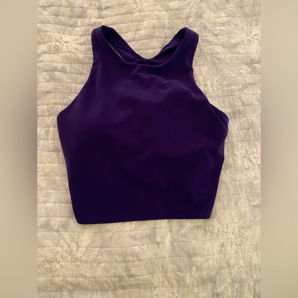 ATHLETA Poseidon Blue Conscious Crop TANK in Powervita A-C SIZE SMALL, NWOT - Picture 2 of 4